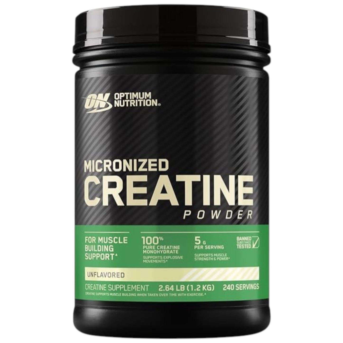 On Micronized Creatine Powder 1.2 Kg 240 Servicios