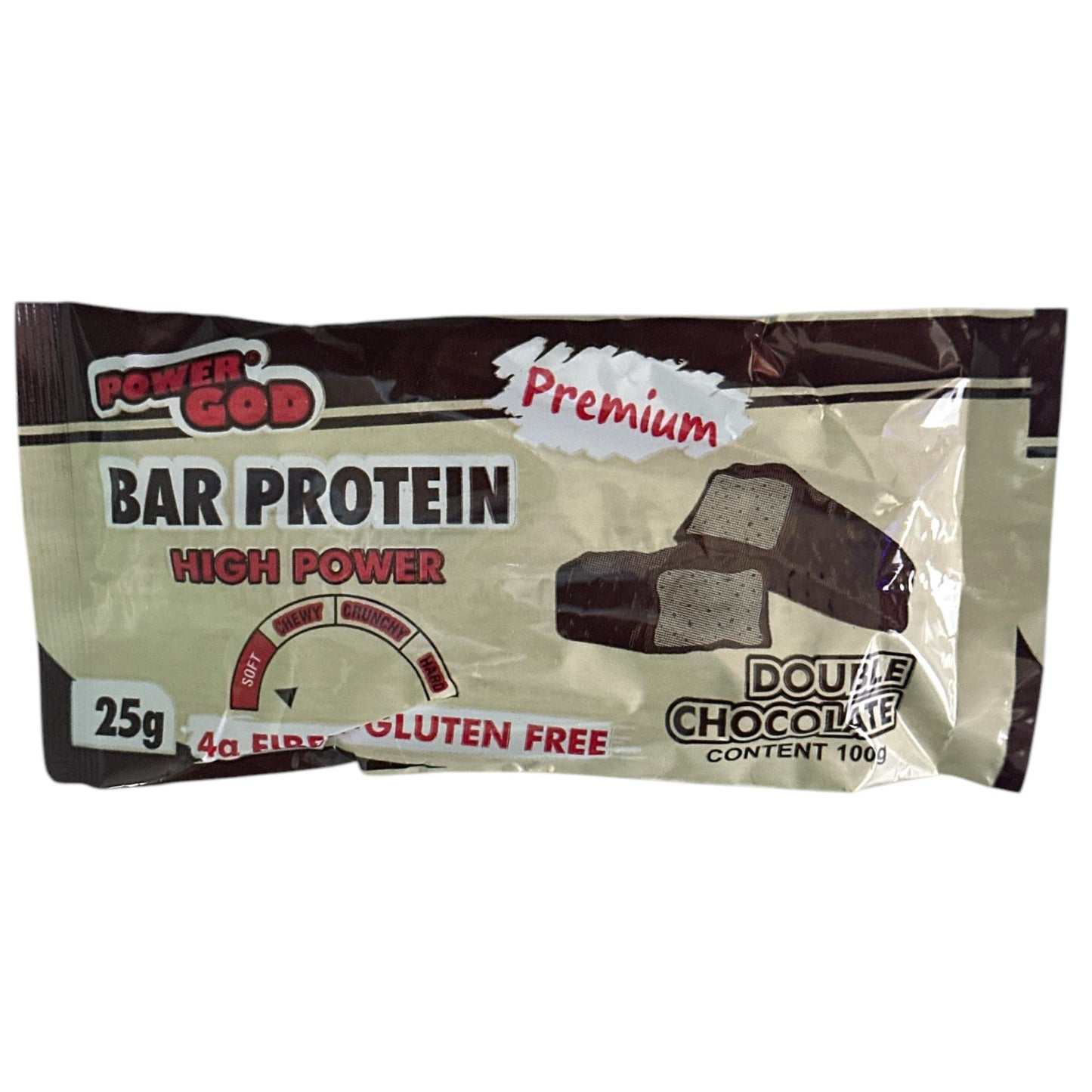 Power God Bar Protein 25g Protein 100 Gramos