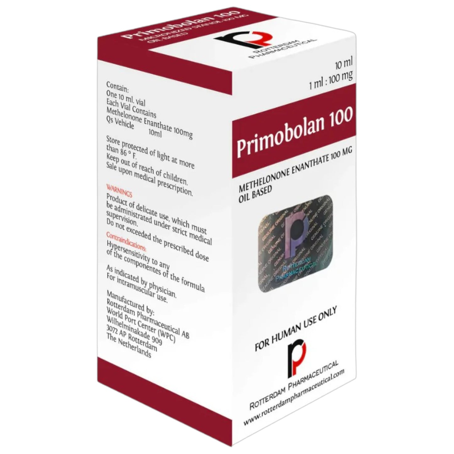 Rotterdam Primobolan 100 10 Ml