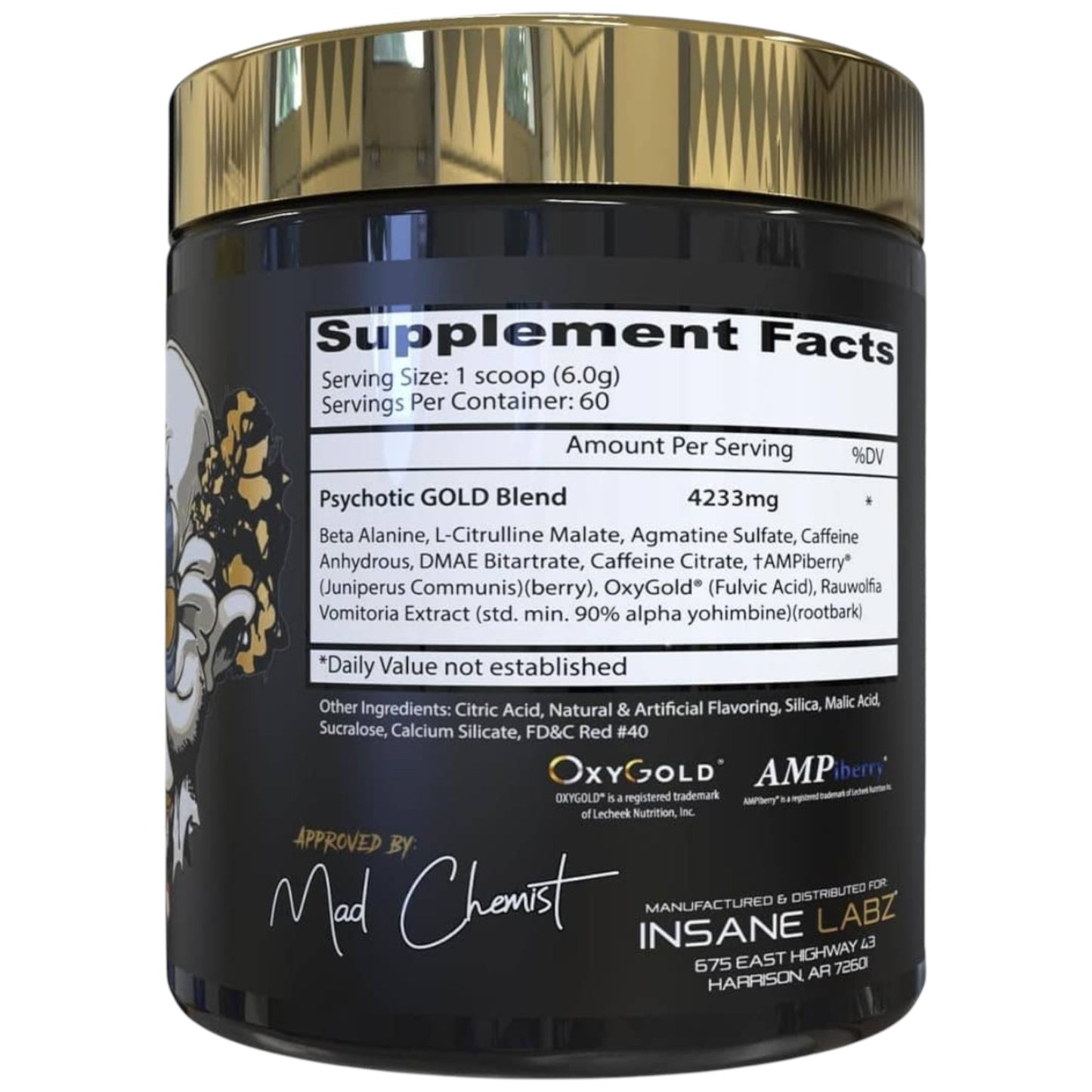 Insane Labz Psychotic Gold 60 Servicios