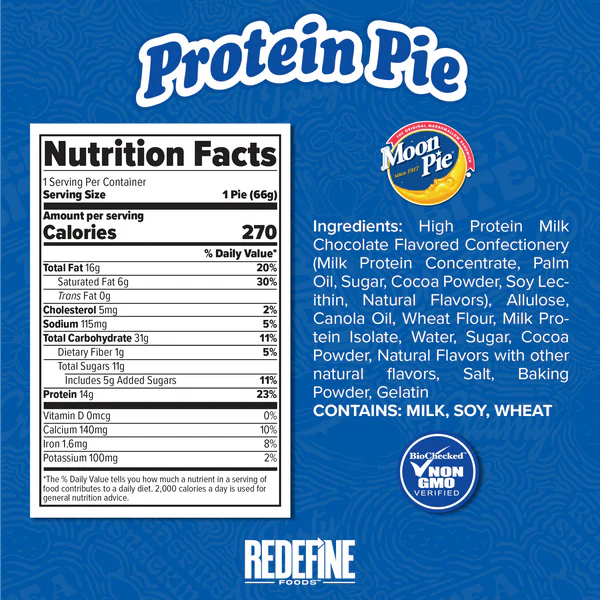 Redefine Foods Moon Pie Protein 66 Gramos