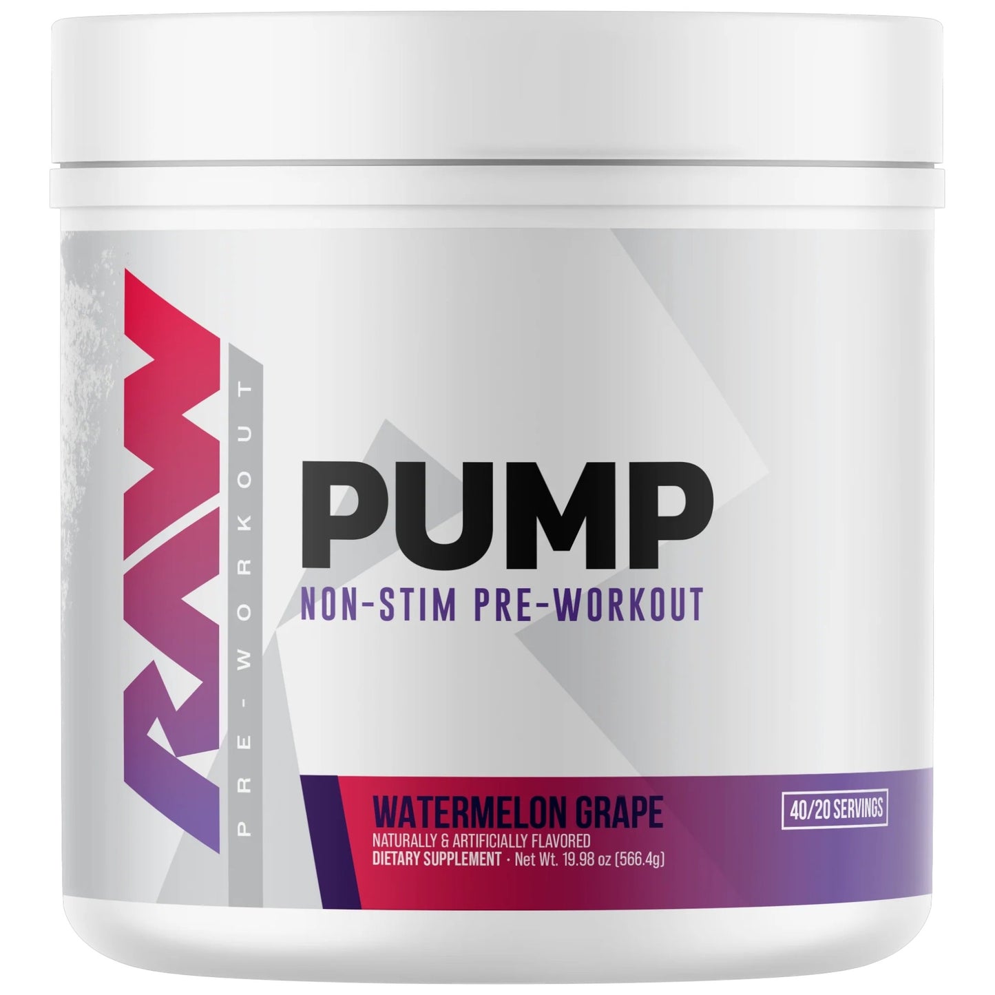 Raw Nutrition Pump Non-Stim 40 Servicios