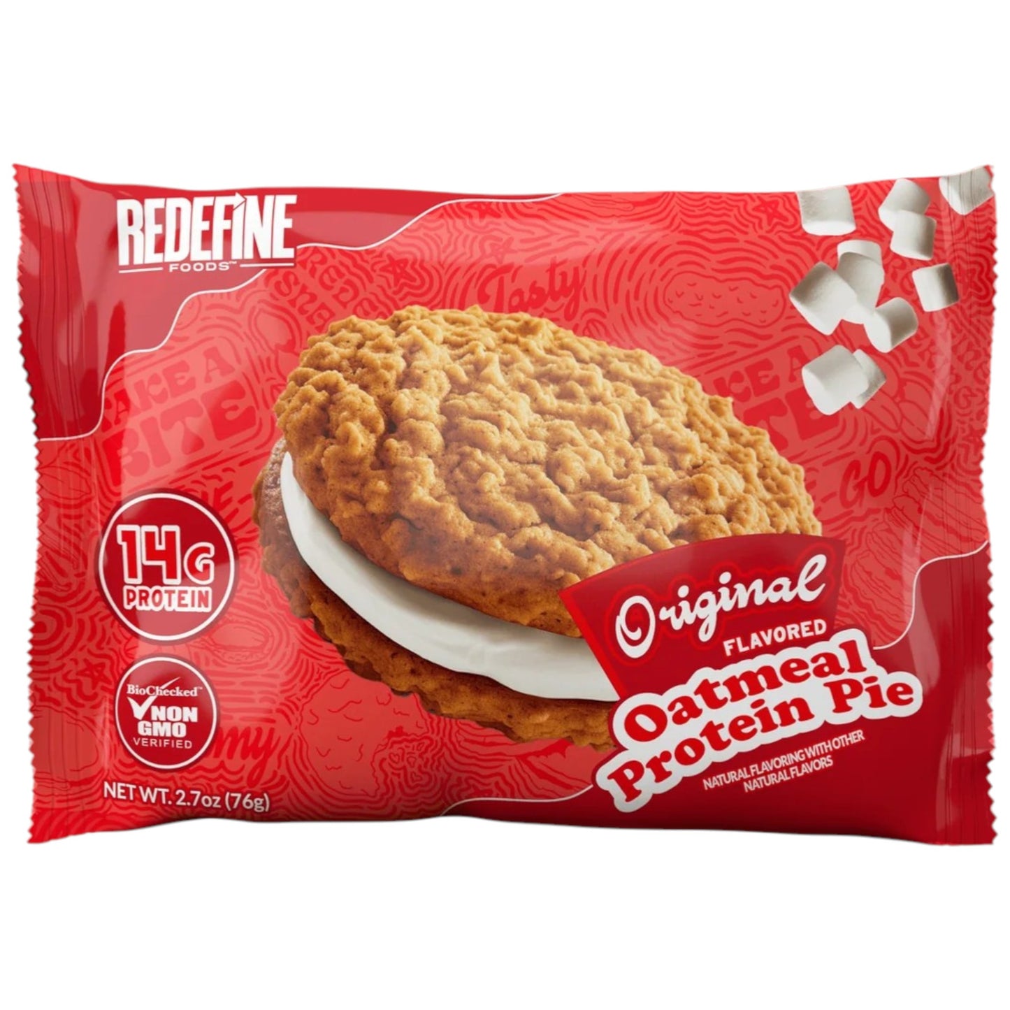 Redefine Foods Oatmeal Protein Pie 76 Gramos