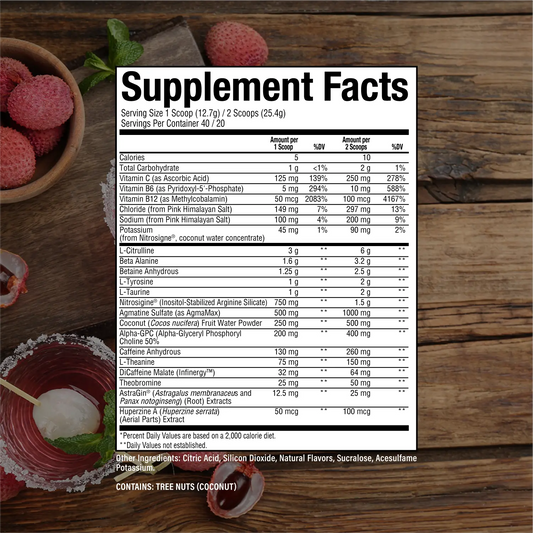 Raw Nutrition Bum Thavage Pre-Workout 40 Servicios