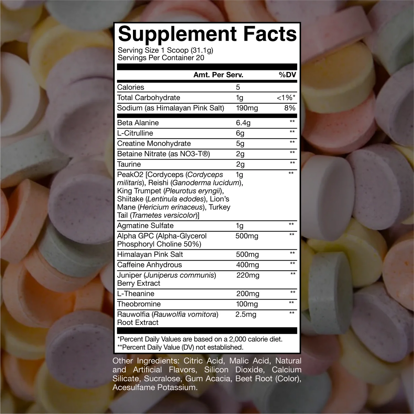 Raw Nutrition Christopher´s Thuper Secret Stuff 20 Servicios