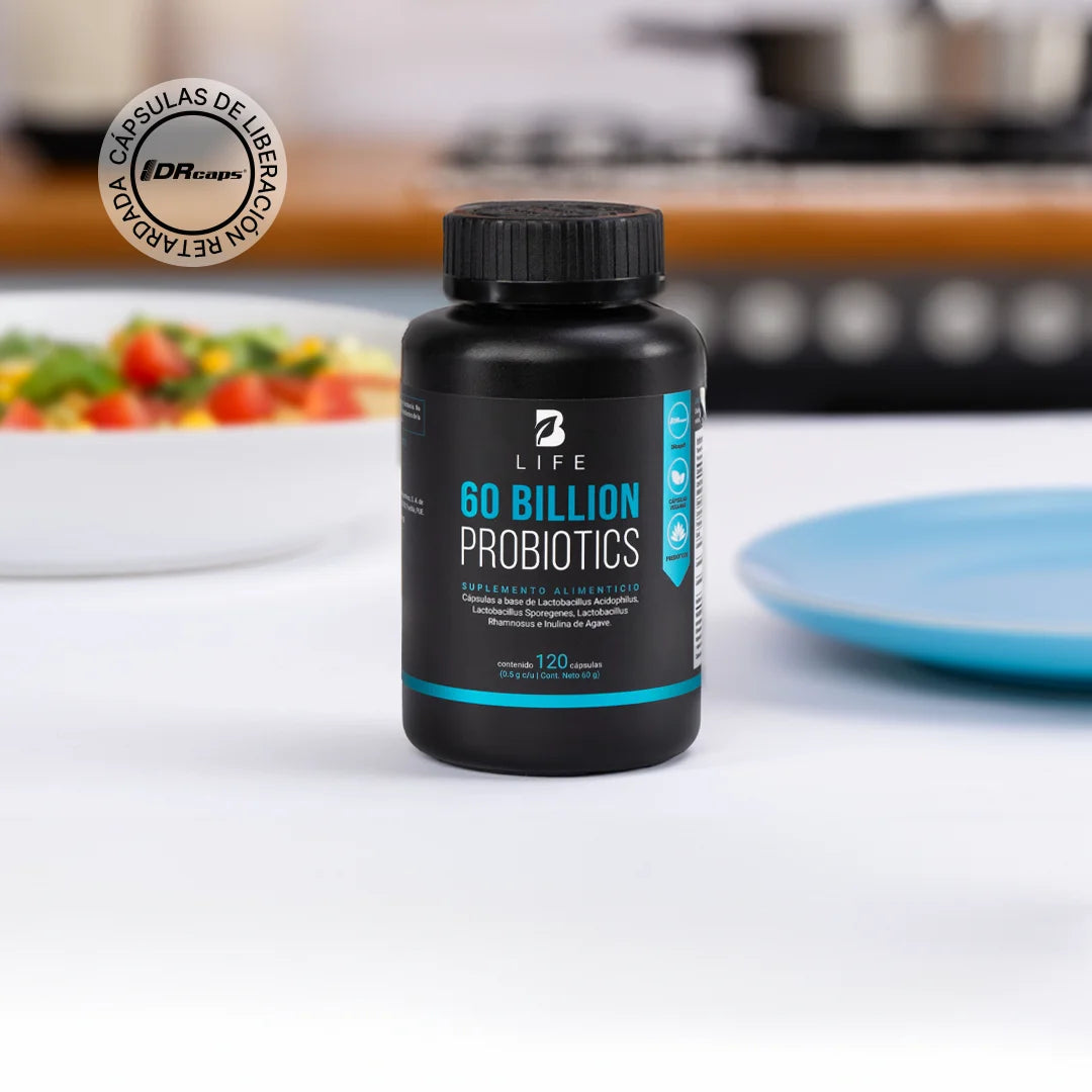 B Life 60 Billion Probiotics | 60 Billones de Probióticos 120 Capsulas