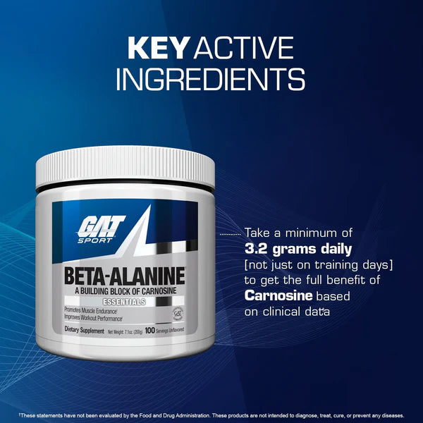 Gat Sport Beta Alanine 100 Servicios