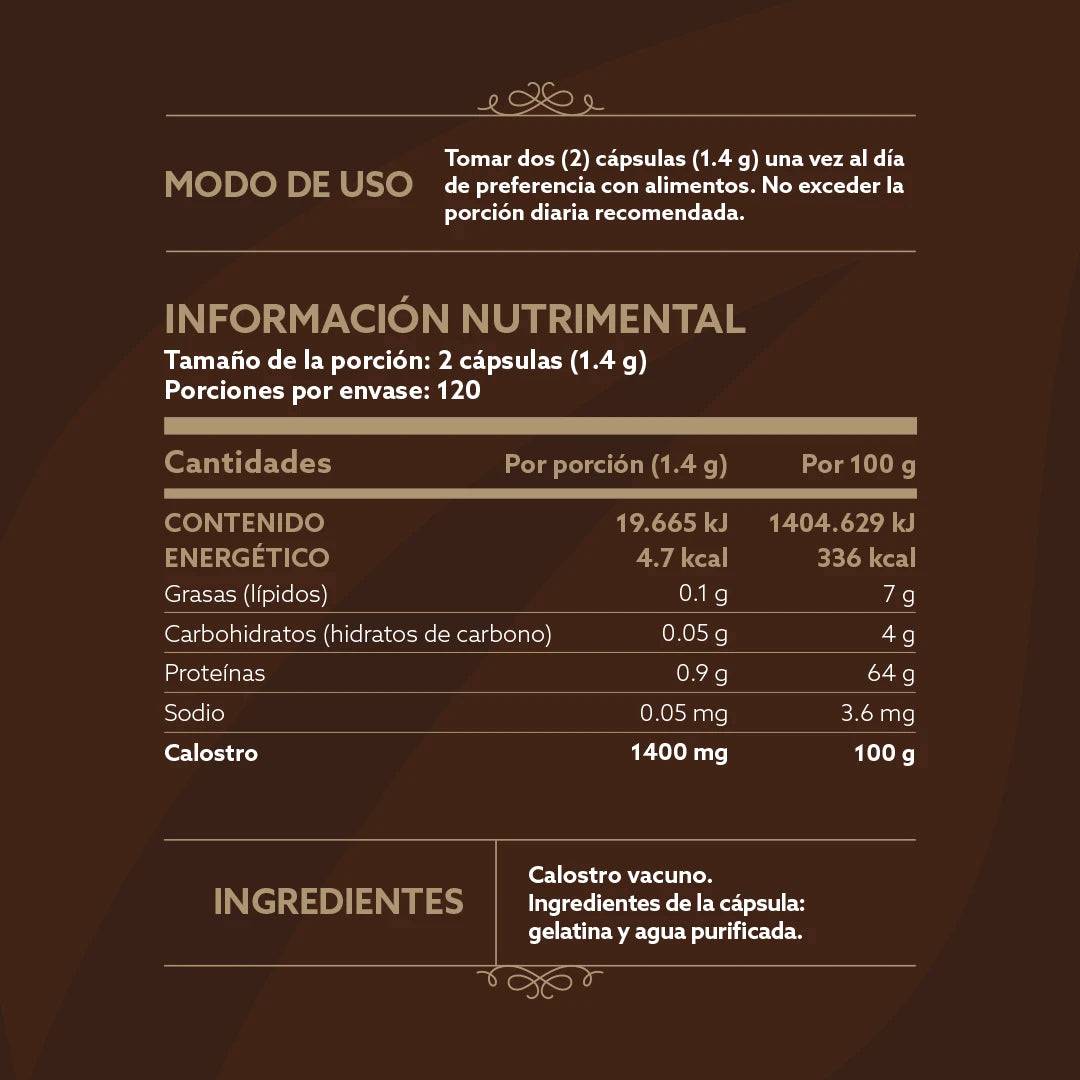 B Life Colostrum 240 Capsulas