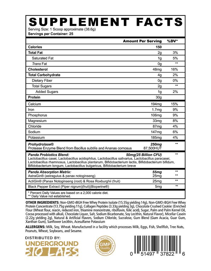 Panda Supplements Fuel Premium Protein 2 Lbs
