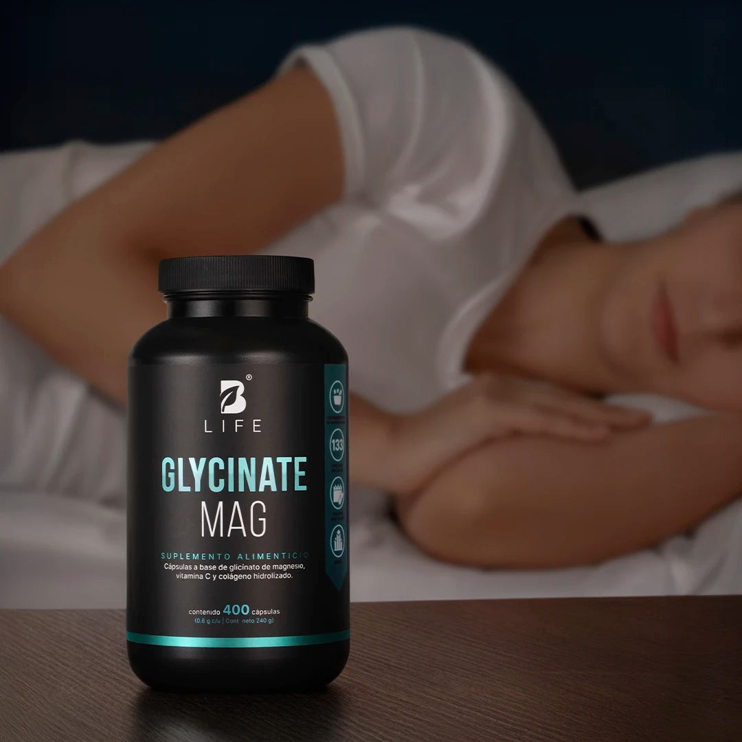 B Life Glycinate Mag | Glicinato de Magnesio 400 Capsulas