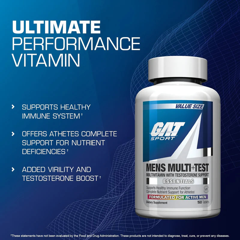 Gat Sport Mens Multi + Test 60 Tabletas