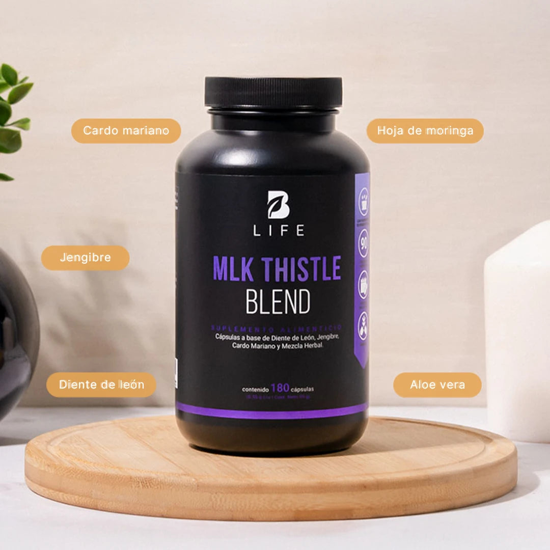 B Life Mlk Thistle Blend Cardo Mariano con Diente de León y Extractos Naturales 90 Capsulas
