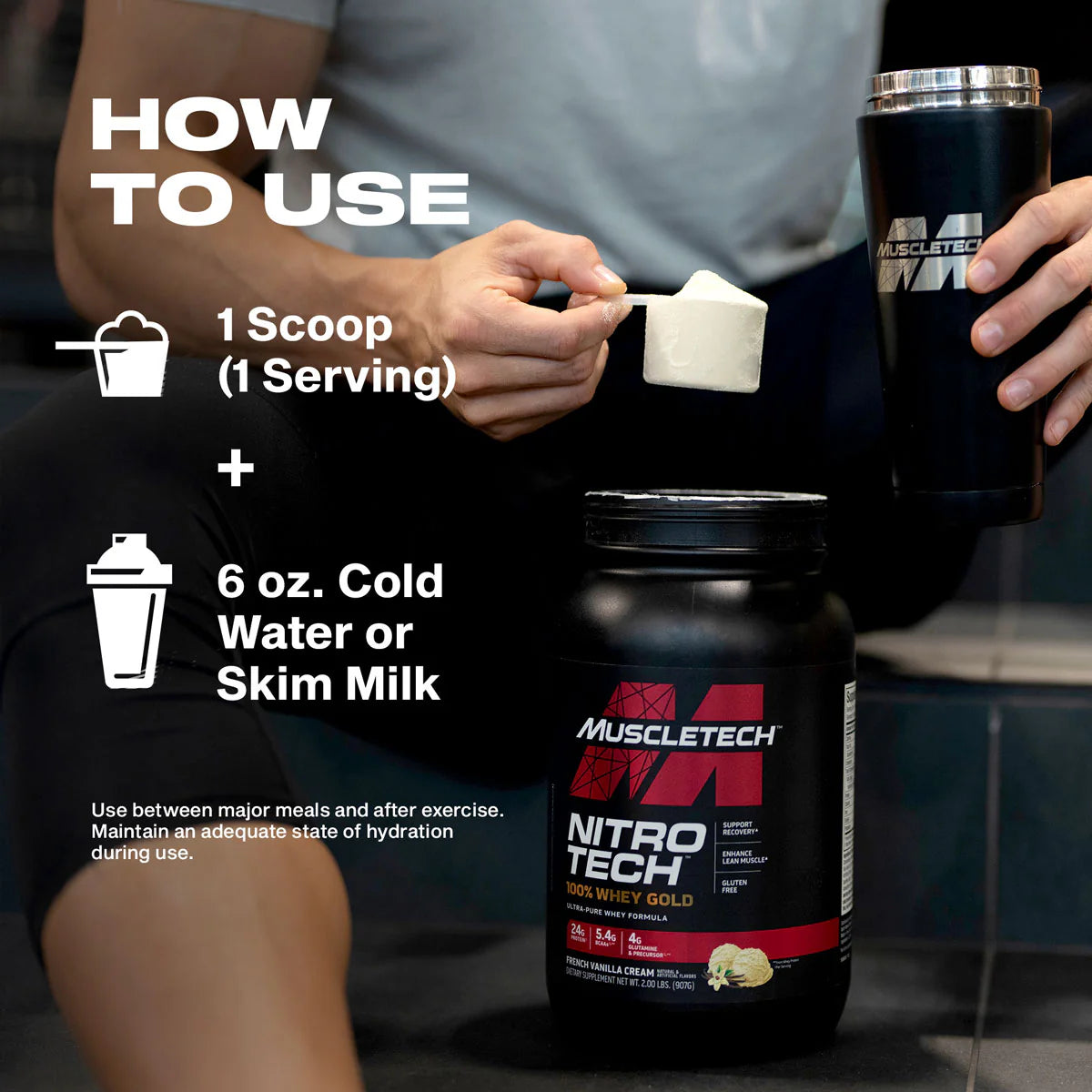 Muscletech Nitro Tech 100% Whey Gold 5 Lbs