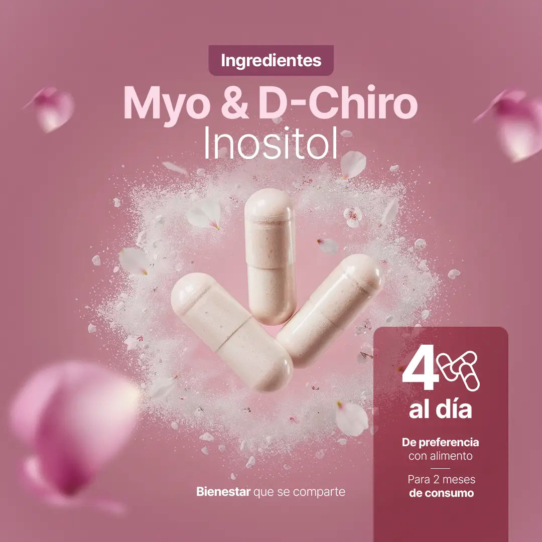 B Life Myo y D-Chiro Inositol Platinum Mezcla de Ratio 40:1 240 Capsulas