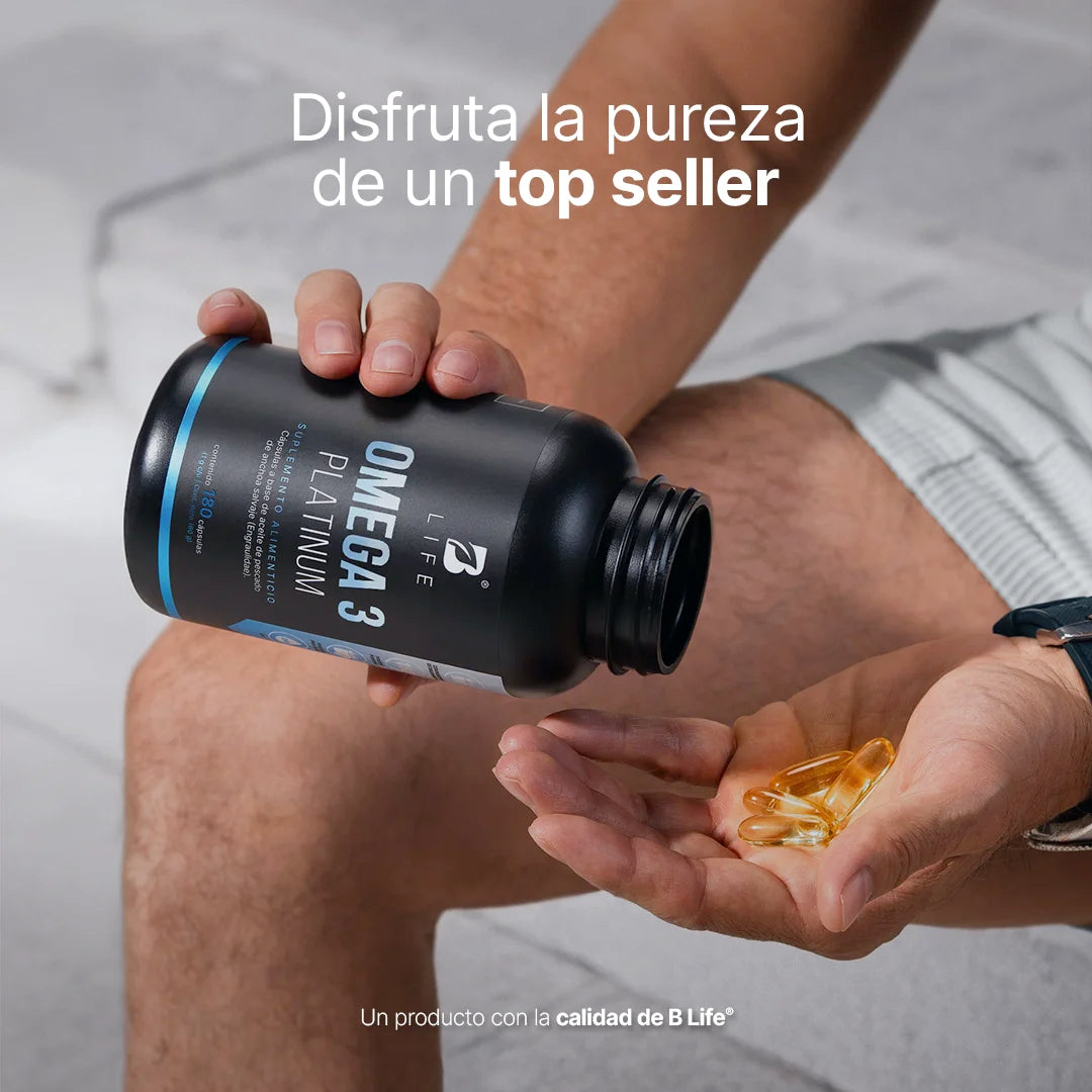 B Life Omega 3 Platinum 180 / 90 Capsulas