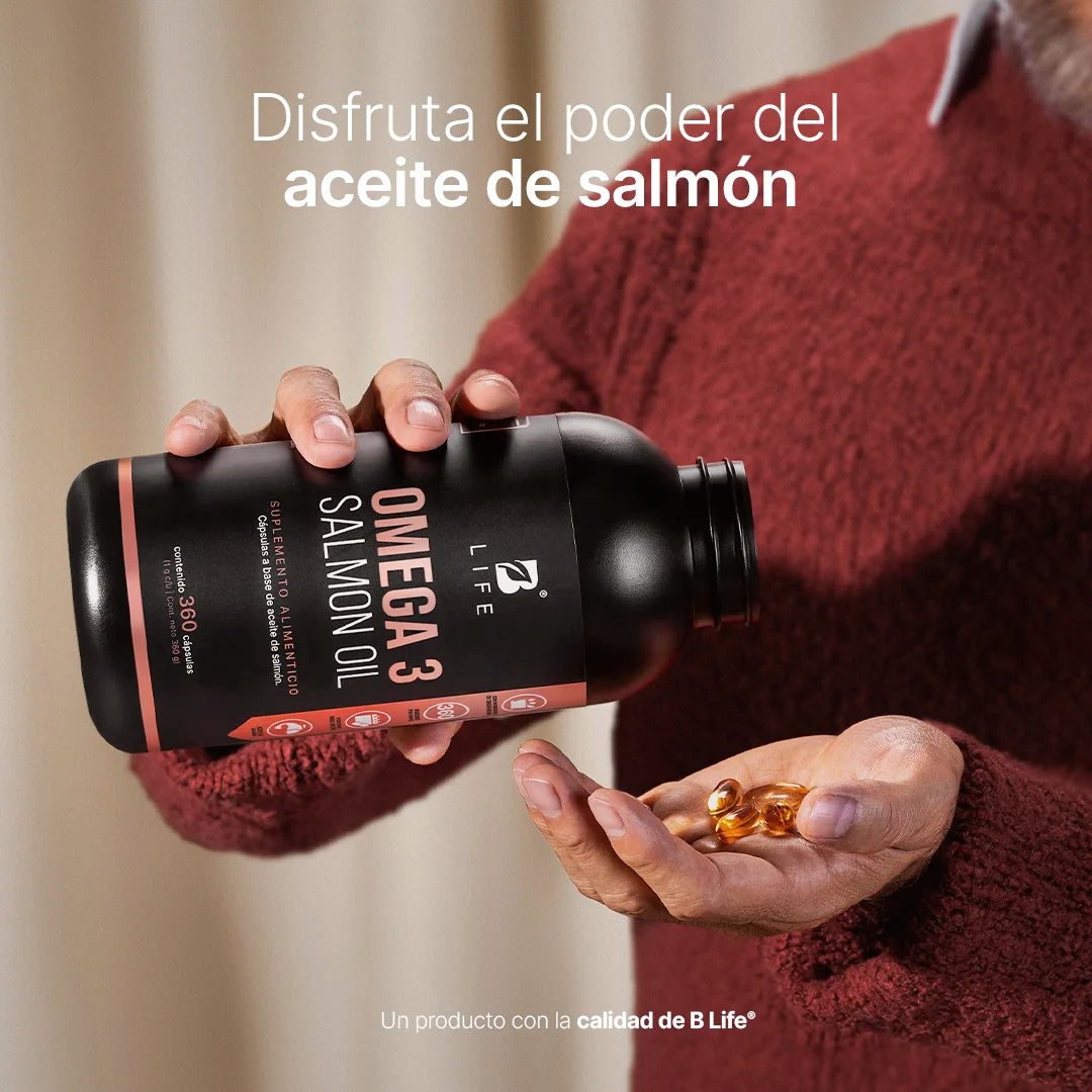 B Life Omega 3 Salmon Oil 360 Capsulas