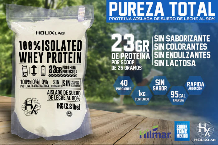 Holix Lab 100% Isolated Whey Protein 1 Kg