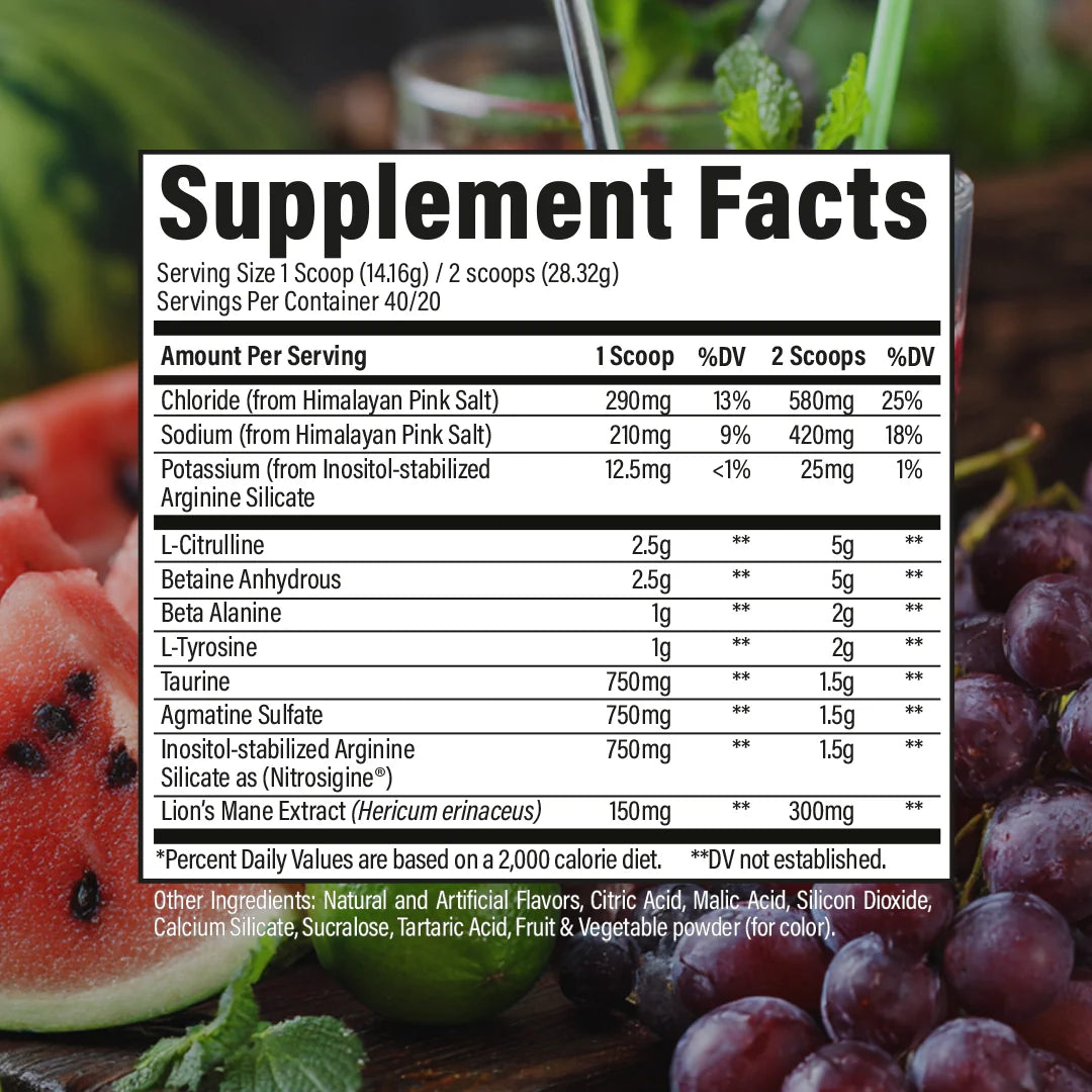 Raw Nutrition Pump Non-Stim 40 Servicios