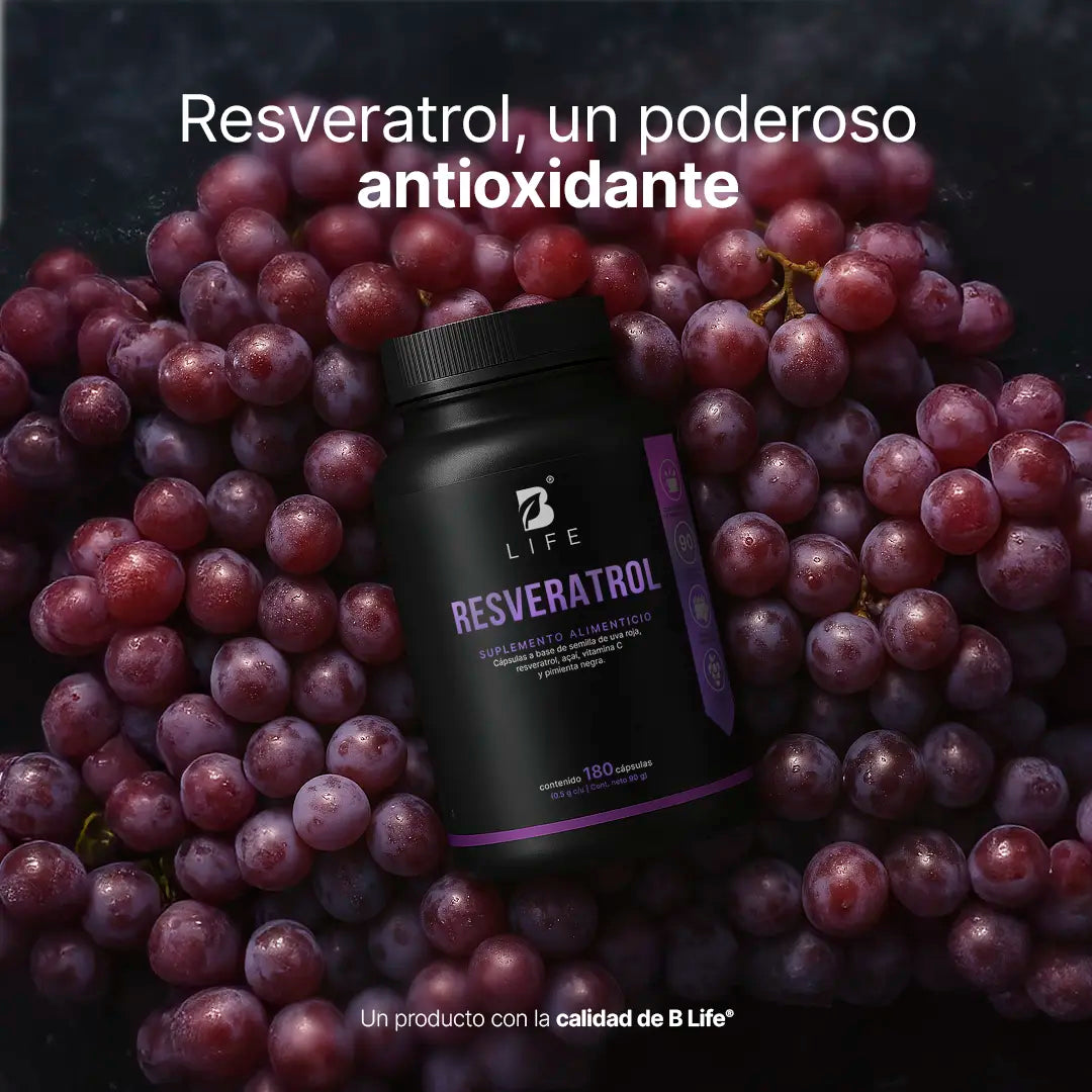 B Life Resveratrol 180 Capsulas