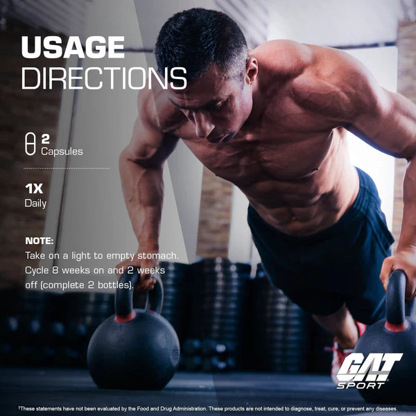 Gat Sport Testrol Fire 60 Capsulas