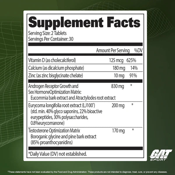 Gat Sport Testrol Platinum 60 Tabletas
