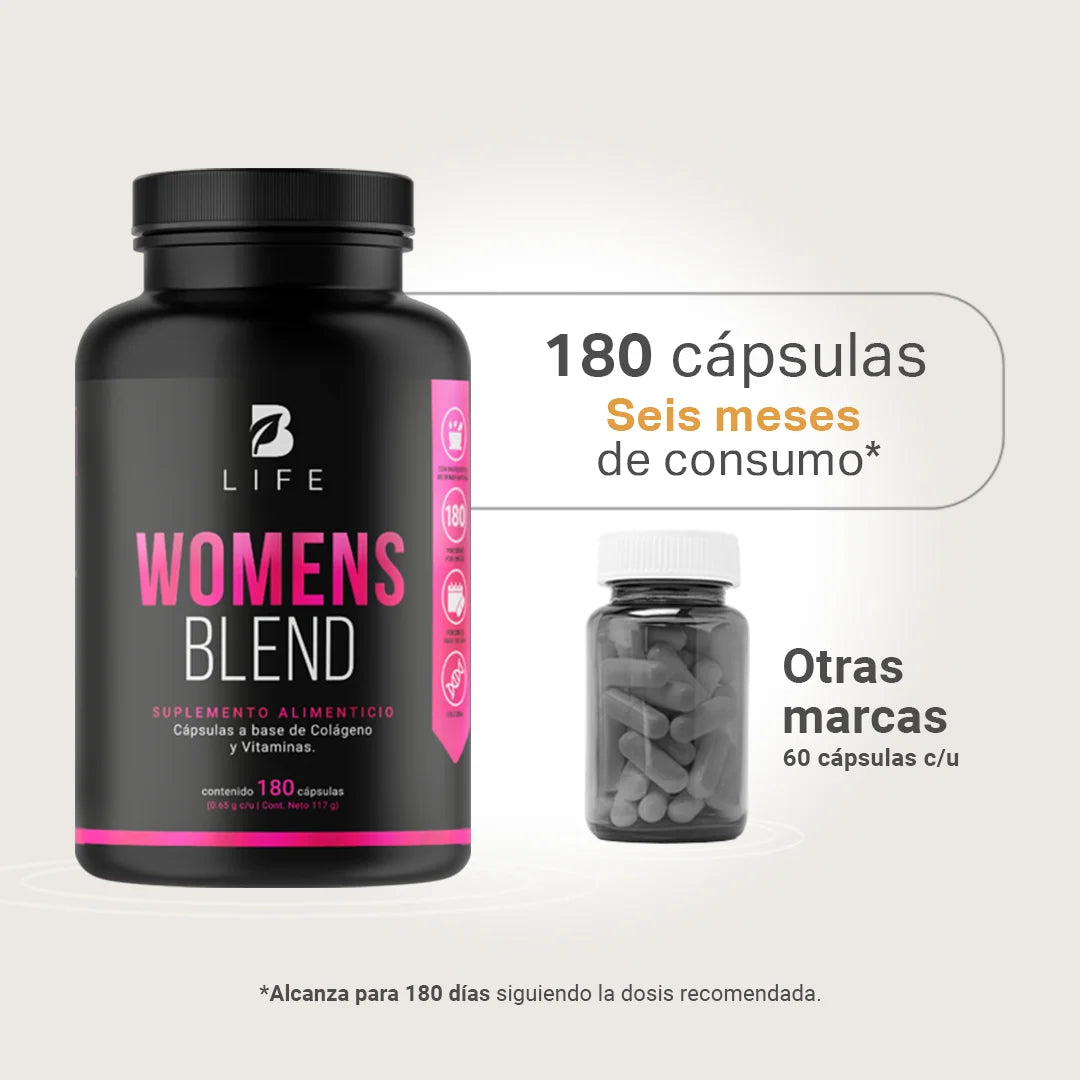 B Life Womens Blend 180 Capsulas