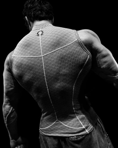 Breathedivinity Doom Tech ™ Armored Cut-Off Compression Divinite White