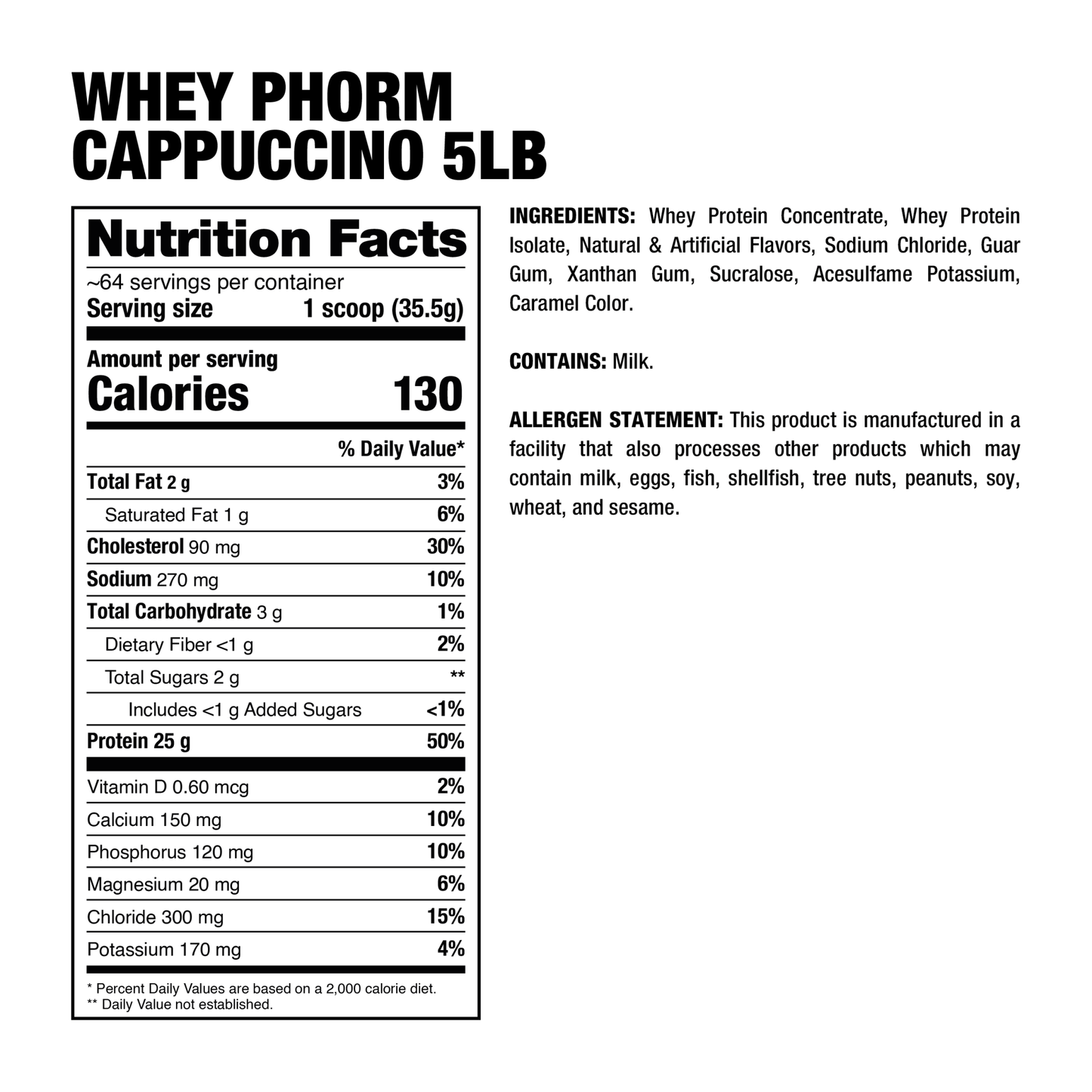 Dragon Pharma Whey Phorm 5 Lbs