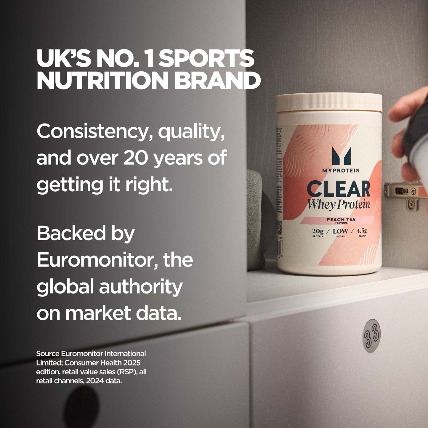 MyProtein Clear Whey Isolate 1.16 Lbs