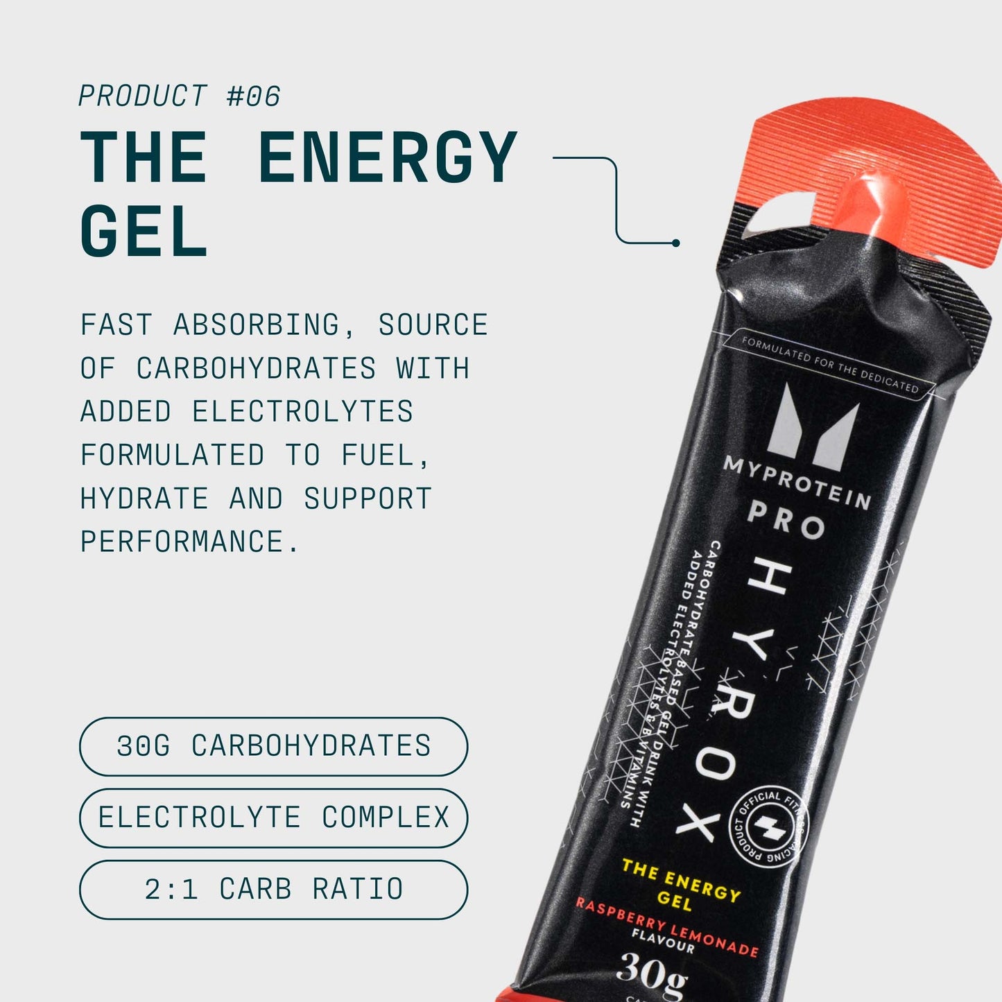 MyProtein The Energy Gel 70 Gramos
