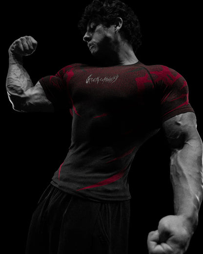 Breathedivinity Doom Tech ™ Armored Shortsleeve Compression Nightmare