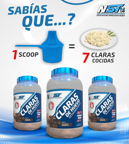 Nst Claras de Huevo Deshidratadas 35 Servicios