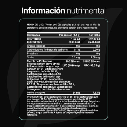 B Life 200 Billion Probiotics | 200 Billones de Probióticos 60 Capsulas