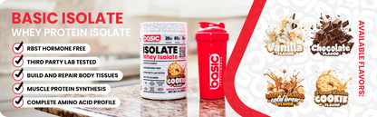 Basic Supplements Isolate Whey Protein 5 Lbs