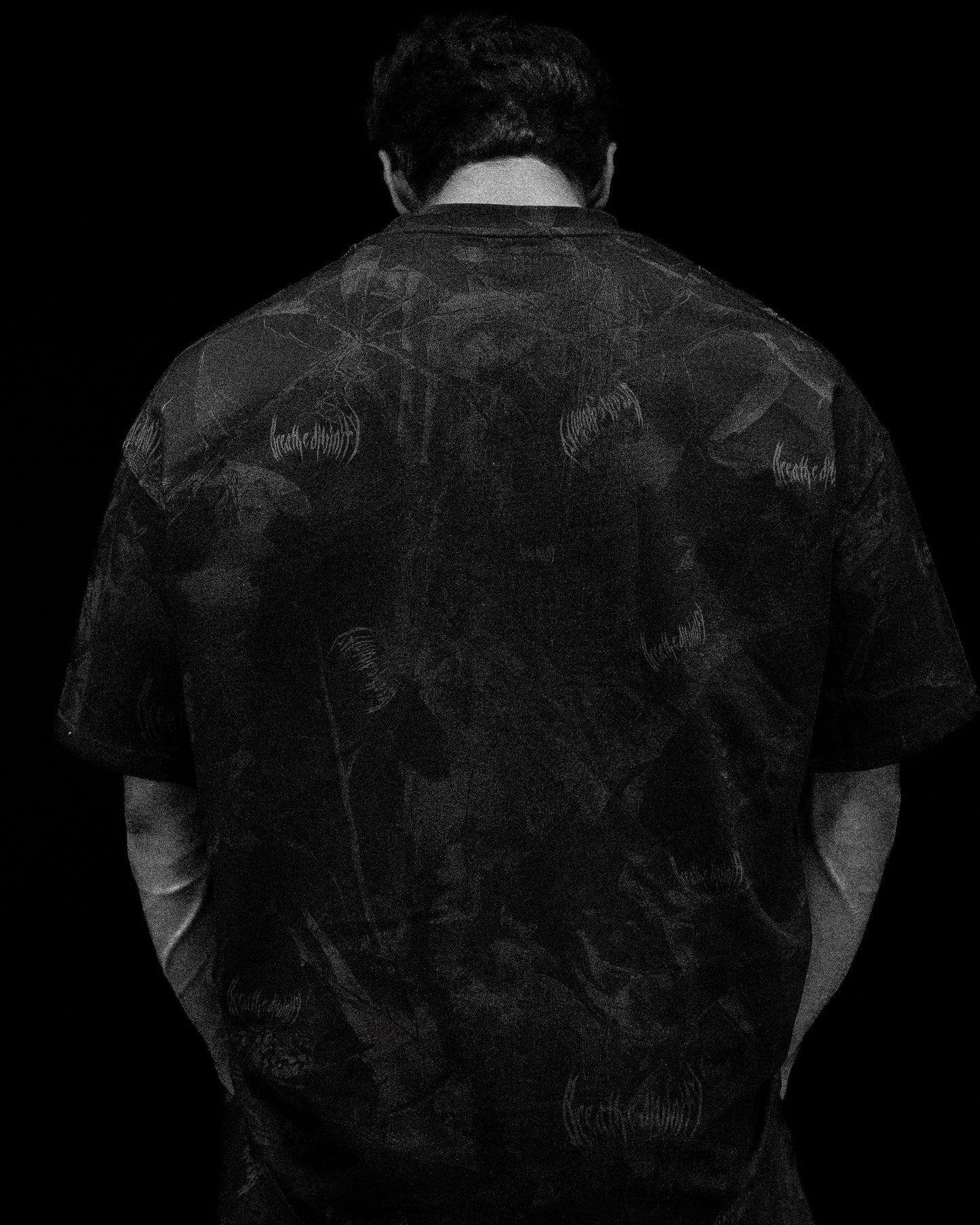 Breathedivinity Oversized T-Shirt Nightshade Camo