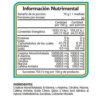 Bhp Amino Energy Ultra 30 Servicios