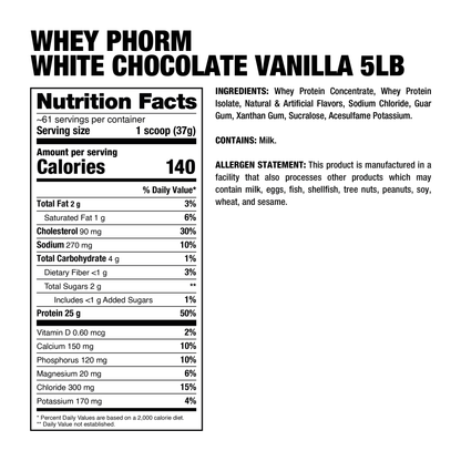 Dragon Pharma Whey Phorm 5 Lbs