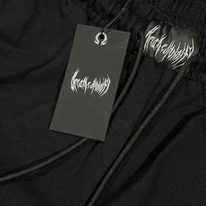 Breathedivinity Death Sigil Banana Shape Uncuffed Sweatpants Midnight
