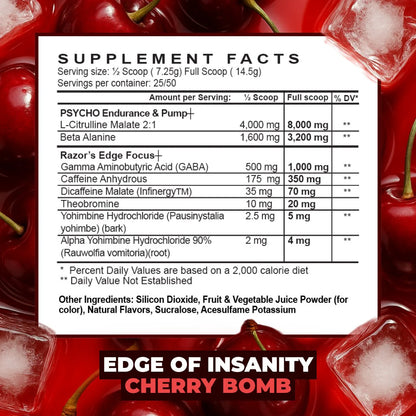 Psycho Pharma Edge Of Insanity 50 Servicios