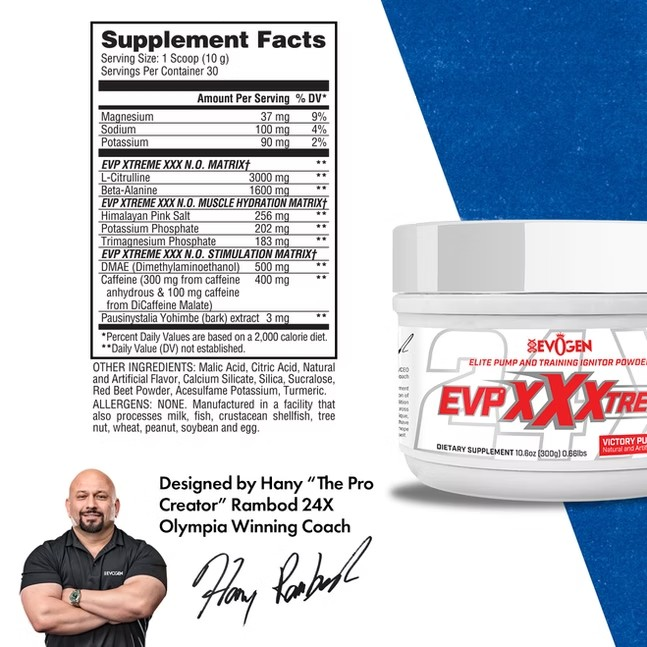 Evogen Evp Xxxtreme N.O. 30 Servicios
