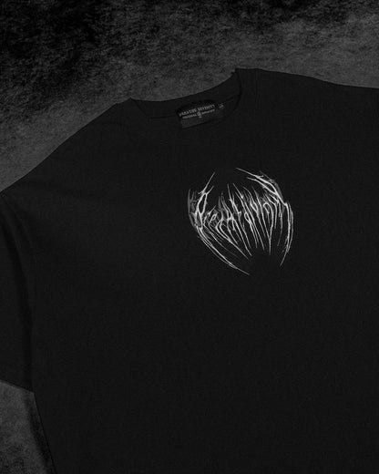 Breathedivinity Oversized T-Shirt Eclipse Void Black
