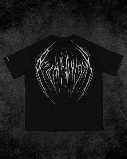 Breathedivinity Oversized T-Shirt Eclipse Void Black