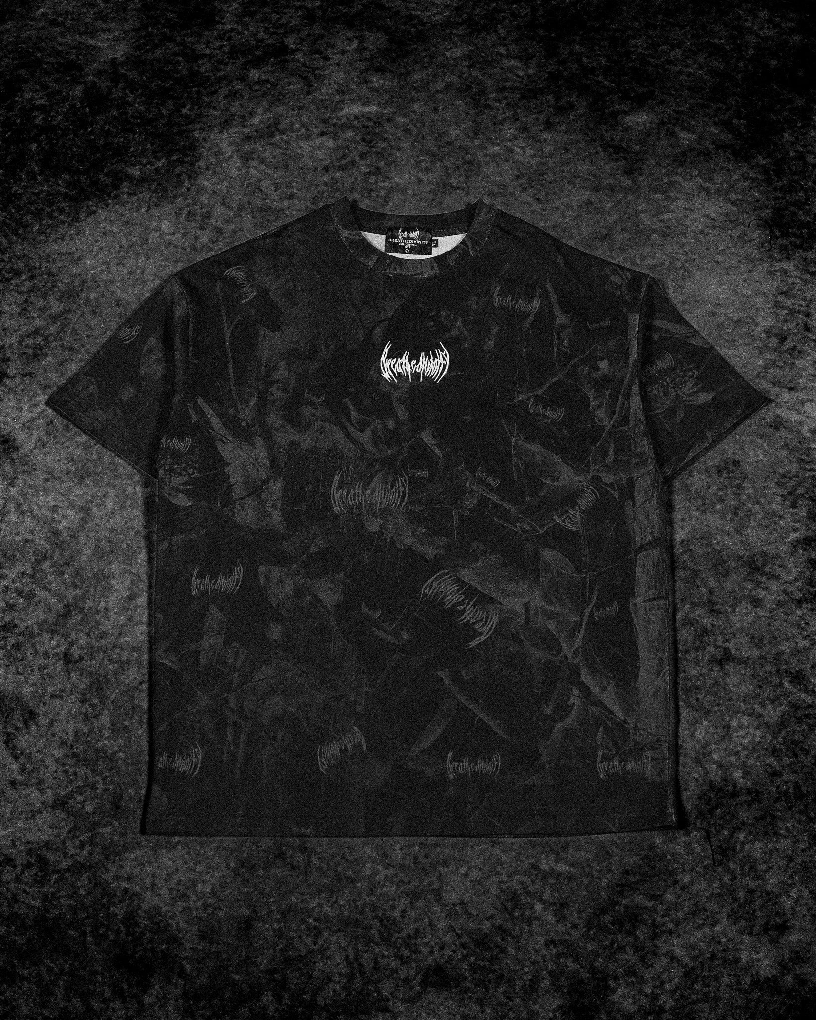 Breathedivinity Oversized T-Shirt Nightshade Camo