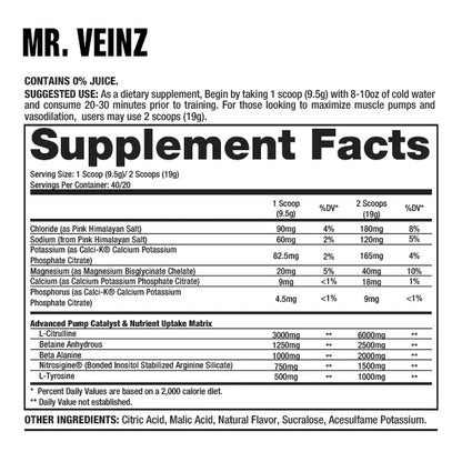 Dragon Pharma MR. Veinz 40 Servicios