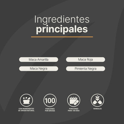 B Life Maca Blend | Raíz de Maca 200 Capsulas