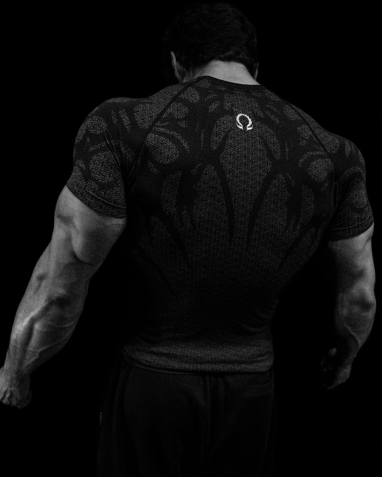 Breathedivinity Doom Tech ™ Armored Shortsleeve Compression Void Black