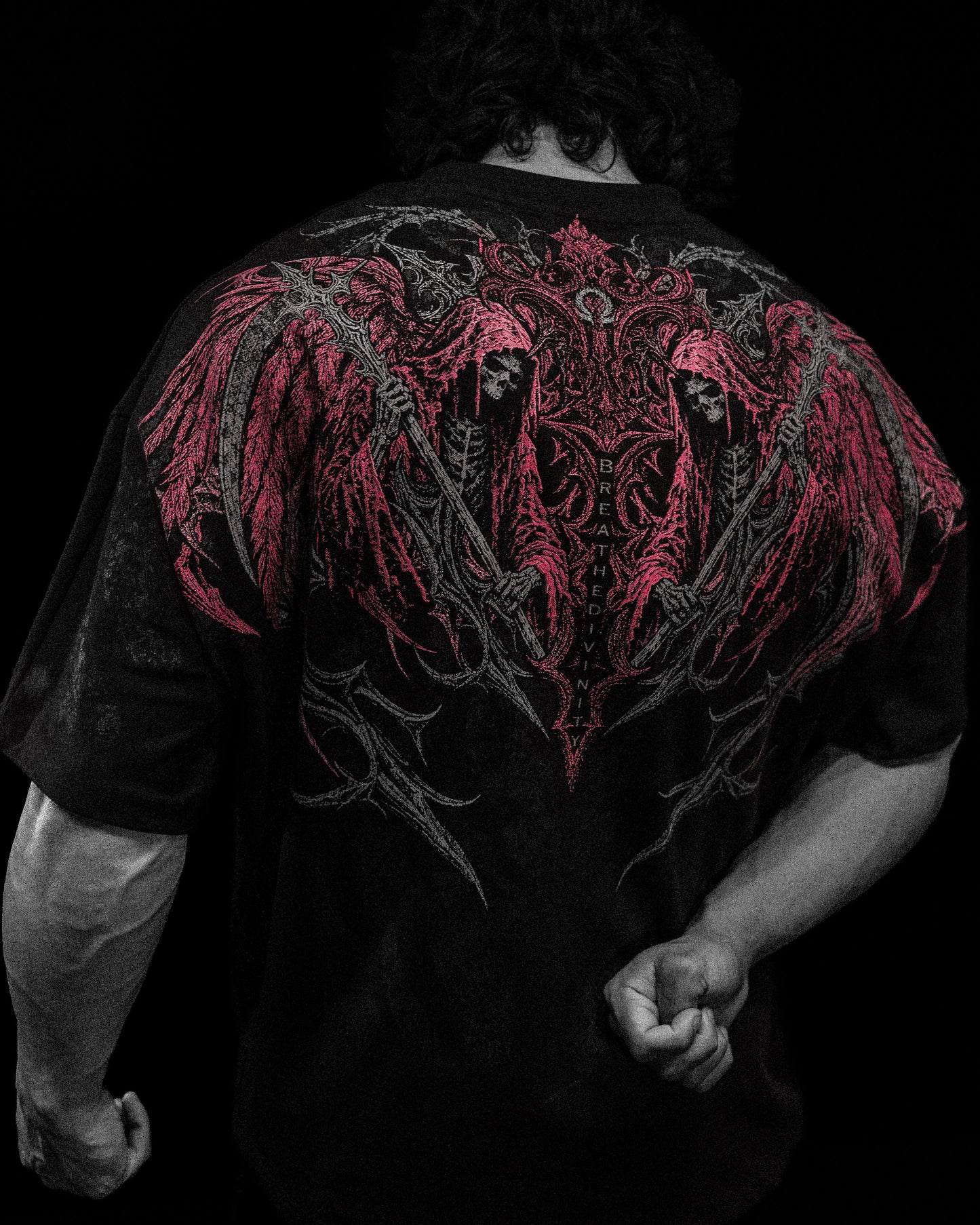 Breathedivinity Oversized T-Shirt Blood Reaper Bloodlust