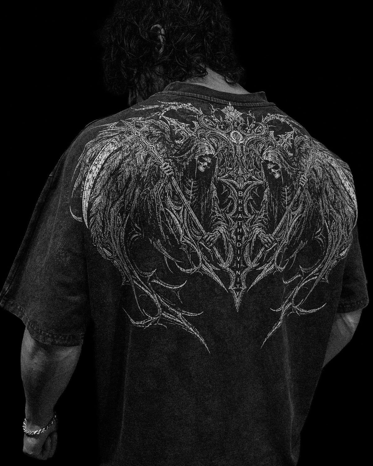 Breathedivinity Oversized T-Shirt Blood Reaper Vintage