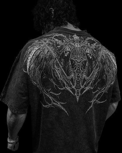Breathedivinity Oversized T-Shirt Blood Reaper Vintage