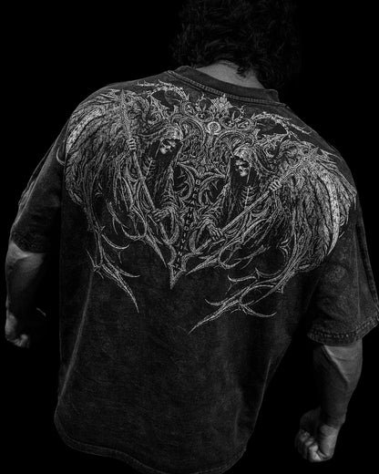 Breathedivinity Oversized T-Shirt Blood Reaper Vintage